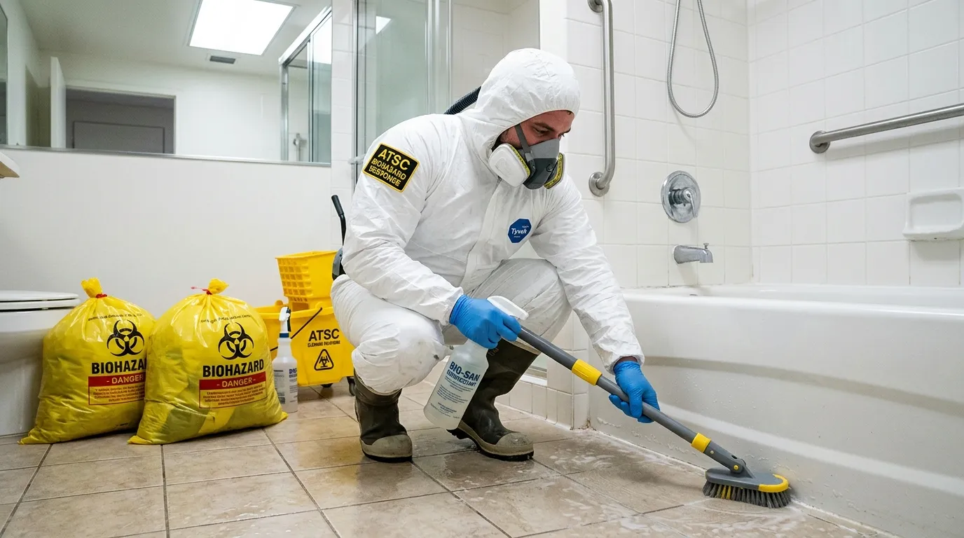 Decontamination equipment deployed for Blood Cleanup in Savin Hill